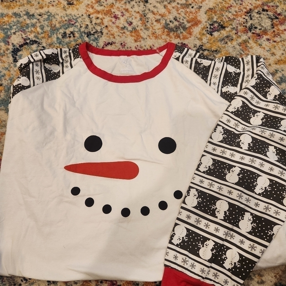 Christmas Snowman Pajamas Unisex